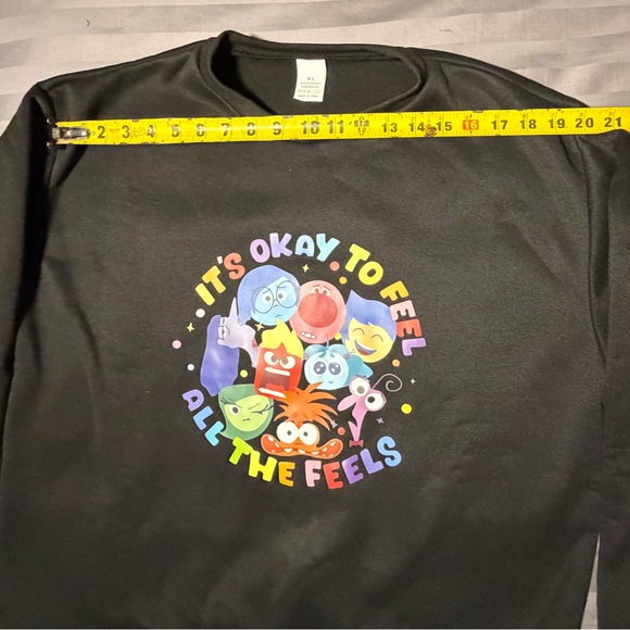 NEW. size L- XL Unisex - Sweater INSIDE OUT - Buso saco INTENSAMENTE nuevo - Picture 4 of 8